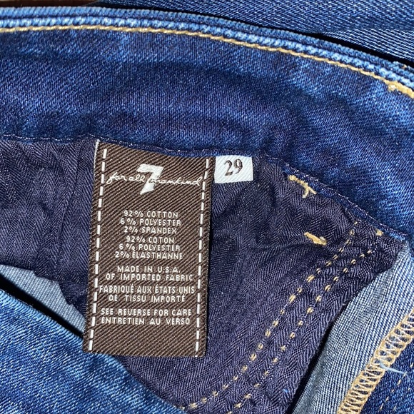 7 for all mankind Bootcut sz29 - Picture 3 of 4